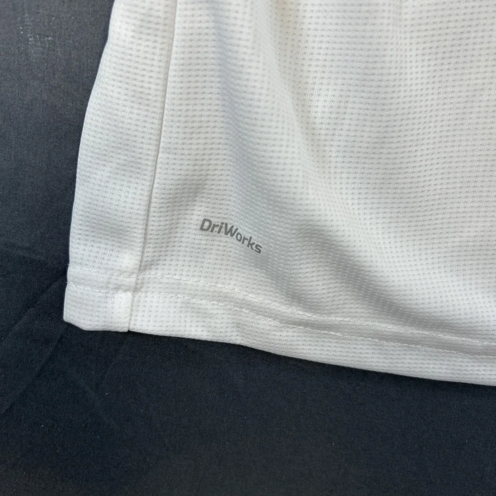 white Athletic‎ Works active tee features moisture-wicking DriWorks